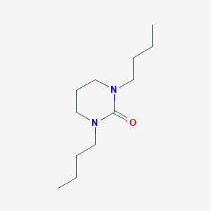molecular formula C12H24N2O B7813227 1,3-Dibutyl-1,3-diazinan-2-one 