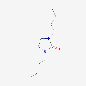 molecular formula C11H22N2O B7813235 2-Imidazolidinone, 1,3-dibutyl- CAS No. 4761-09-5