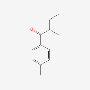 molecular formula C12H16O B7813262 2-Methyl-1-(4-methylphenyl)butan-1-one CAS No. 90269-47-9