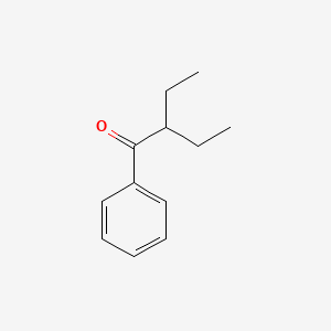 molecular formula C12H16O B7813266 2-Ethylbutyrophenone CAS No. 5682-46-2