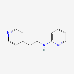 molecular formula C12H13N3 B7813285 Pyridin-2-yl-(2-pyridin-4-yl-ethyl)-amine 