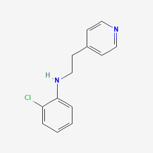 2-chloro-N-(2-pyridin-4-ylethyl)aniline
