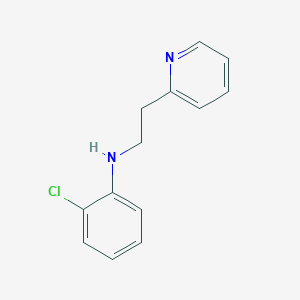 molecular formula C13H13ClN2 B7813321 (2-Chloro-phenyl)-(2-pyridin-2-yl-ethyl)-amine 