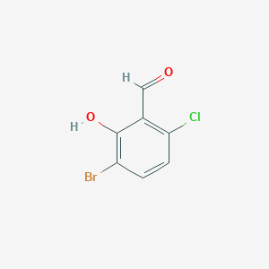 molecular formula C7H4BrClO2 B7813523 3-Bromo-6-chloro-2-hydroxybenzaldehyde 