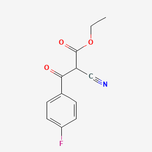 2-Cyano-3-(4-fluoro-phenyl)-3-oxo-propionic acidethylester