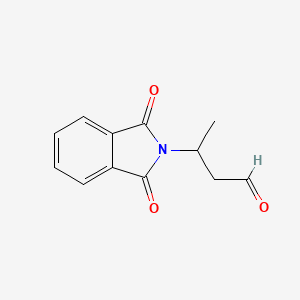 molecular formula C12H11NO3 B7813654 2-(1-Methyl-3-oxopropyl)-2H-isoindole-1,3-dione 