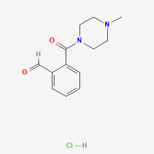 2-(4-Methylpiperazine-1-carbonyl)benzaldehyde hydrochloride