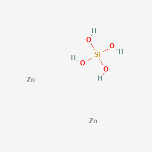 molecular formula H4O4SiZn2 B078137 硅酸（H4SiO4），锌盐（1:2） CAS No. 13597-65-4