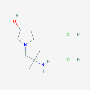 1-(2-Amino-2-methylpropyl)pyrrolidin-3-oldihydrochloride