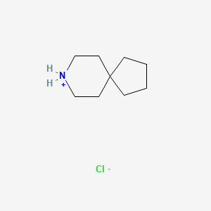 molecular formula C9H18ClN B7813712 8-Azoniaspiro[4.5]decane;chloride 
