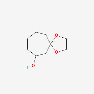 molecular formula C9H16O3 B7813715 1,4-Dioxaspiro[4.6]undecan-7-ol CAS No. 92096-04-3