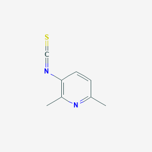 molecular formula C8H8N2S B7813720 3-Isothiocyanato-2,6-dimethyl-pyridine 