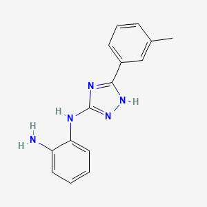 N-(5-m-Tolyl-1H-[1,2,4]triazol-3-yl)benzene-1,2-diamine