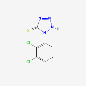 molecular formula C7H4Cl2N4S B7813901 1-(2,3-Dichloro-phenyl)-1h-tetrazole-5-thiol 