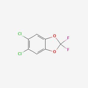 molecular formula C7H2Cl2F2O2 B7813942 5,6-Dichloro-2,2-difluorobenzo[d][1,3]dioxole 