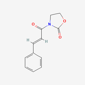 molecular formula C12H11NO3 B7813979 3-Cinnamoyloxazolidin-2-one 