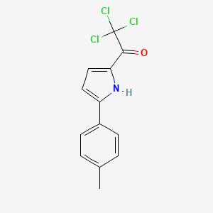 2,2,2-Trichloro-1-(5-p-tolyl-1H-pyrrol-2-yl)ethanone