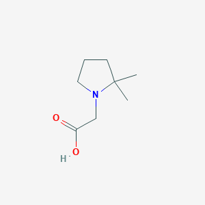 2-(2,2-Dimethylpyrrolidin-1-yl)acetic acid