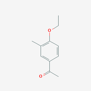 molecular formula C11H14O2 B7814320 1-(4-Ethoxy-3-methylphenyl)ethanone CAS No. 105321-57-1