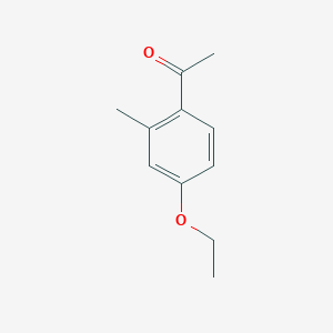 molecular formula C11H14O2 B7814329 4'-Ethoxy-2'-methylacetophenone 