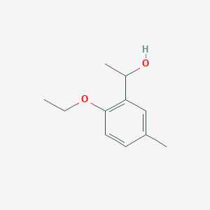 molecular formula C11H16O2 B7814334 1-(2-Ethoxy-5-methylphenyl)ethanol 