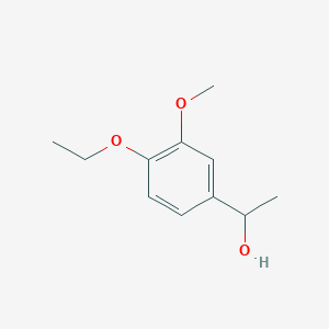 molecular formula C11H16O3 B7814344 1-(4-Ethoxy-3-methoxyphenyl)ethanol CAS No. 1048917-96-9