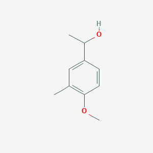 molecular formula C10H14O2 B7814353 1-(4-Methoxy-3-methylphenyl)ethanol 