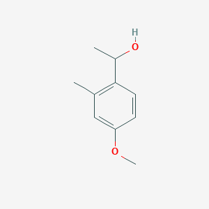 molecular formula C10H14O2 B7814367 1-(4-Methoxy-2-methylphenyl)ethanol 