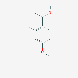 molecular formula C11H16O2 B7814372 1-(4-Ethoxy-2-methylphenyl)ethanol 
