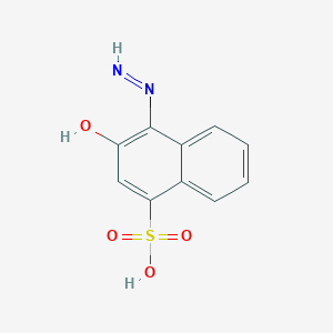 2-(2-Oxido-4-sulfonaphthalen-1-yl)diazenium