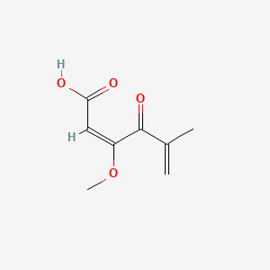 3-Methoxy-5-methyl-4-oxo-2,5-hexadienoic acid