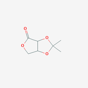 molecular formula C7H10O4 B7814498 2,2-dimethyl-6,6a-dihydro-3aH-furo[3,4-d][1,3]dioxol-4-one 