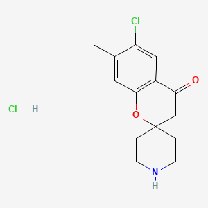 6-chloro-7-methylspiro[chromene-2,4'-piperidin]-4(3H)-one hydrochloride