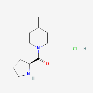 4-methyl-1-[(2S)-pyrrolidine-2-carbonyl]piperidine hydrochloride