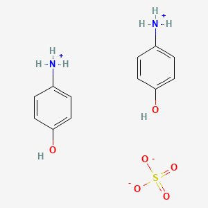 molecular formula C12H16N2O6S B7814683 (4-Hydroxyphenyl)azanium;sulfate 