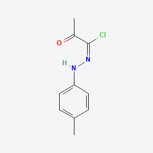 molecular formula C10H11ClN2O B7814794 (1E)-N-(4-methylphenyl)-2-oxopropanehydrazonoyl chloride 