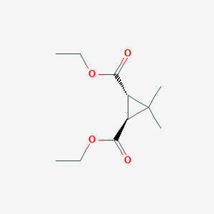 molecular formula C11H18O4 B7814803 trans-Diethyl 3,3-dimethylcyclopropane-1,2-dicarboxylate 