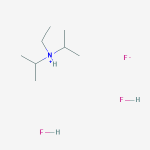 molecular formula C8H22F3N B7814819 Ethyl-di(propan-2-yl)azanium;fluoride;dihydrofluoride 