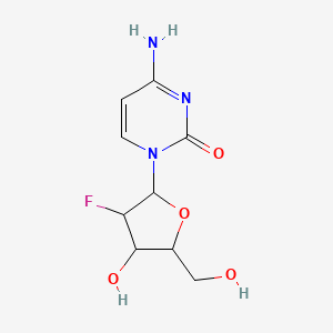 4-amino-1-[(2R,3S,4R,5R)-3-fluoro-4-hydroxy-5-(hydroxymethyl)oxolan-2-yl]pyrimidin-2-one