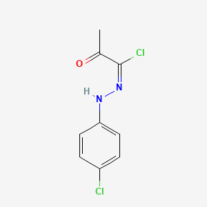 molecular formula C9H8Cl2N2O B7815180 N-(4-chlorophenyl)-2-oxopropanehydrazonoyl chloride 