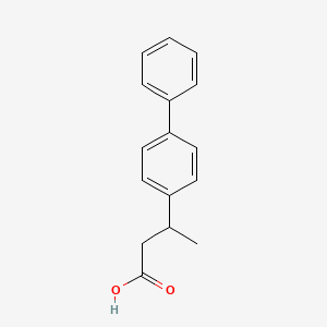 molecular formula C16H16O2 B7815247 3-(1,1'-联苯-4-基)丁酸 