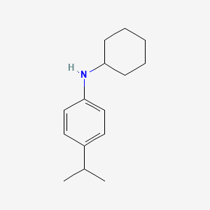 molecular formula C15H23N B7815298 N-cyclohexyl-4-isopropylaniline 