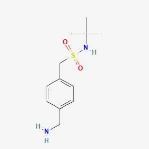 1-[4-(aminomethyl)phenyl]-N-tert-butylmethanesulfonamide