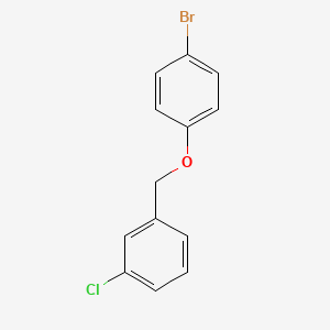 molecular formula C13H10BrClO B7815351 4-Bromophenyl-(3-chlorobenzyl)ether 