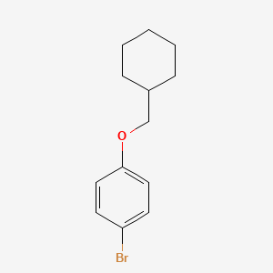 molecular formula C13H17BrO B7815352 1-Bromo-4-(cyclohexylmethoxy)benzene 
