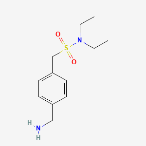 1-[4-(aminomethyl)phenyl]-N,N-diethylmethanesulfonamide