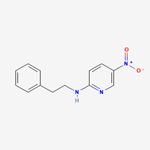 molecular formula C13H13N3O2 B7815387 5-nitro-N-(2-phenylethyl)pyridin-2-amine 