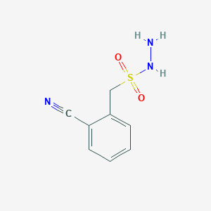 molecular formula C8H9N3O2S B7815391 (2-Cyanophenyl)methanesulfonohydrazide 