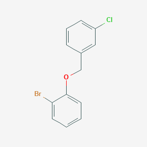 molecular formula C13H10BrClO B7815418 2-Bromophenyl-(3-chlorobenzyl)ether 