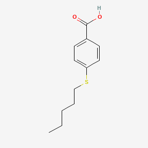 molecular formula C12H16O2S B7815439 4-(n-Pentylthio)benzoic acid 